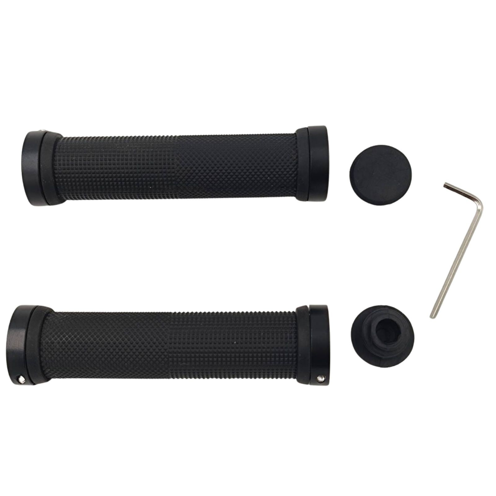Ergonomic Rubber Bicycle Handlebar MTB Mountain Bike Grips Cycling Lock-On US