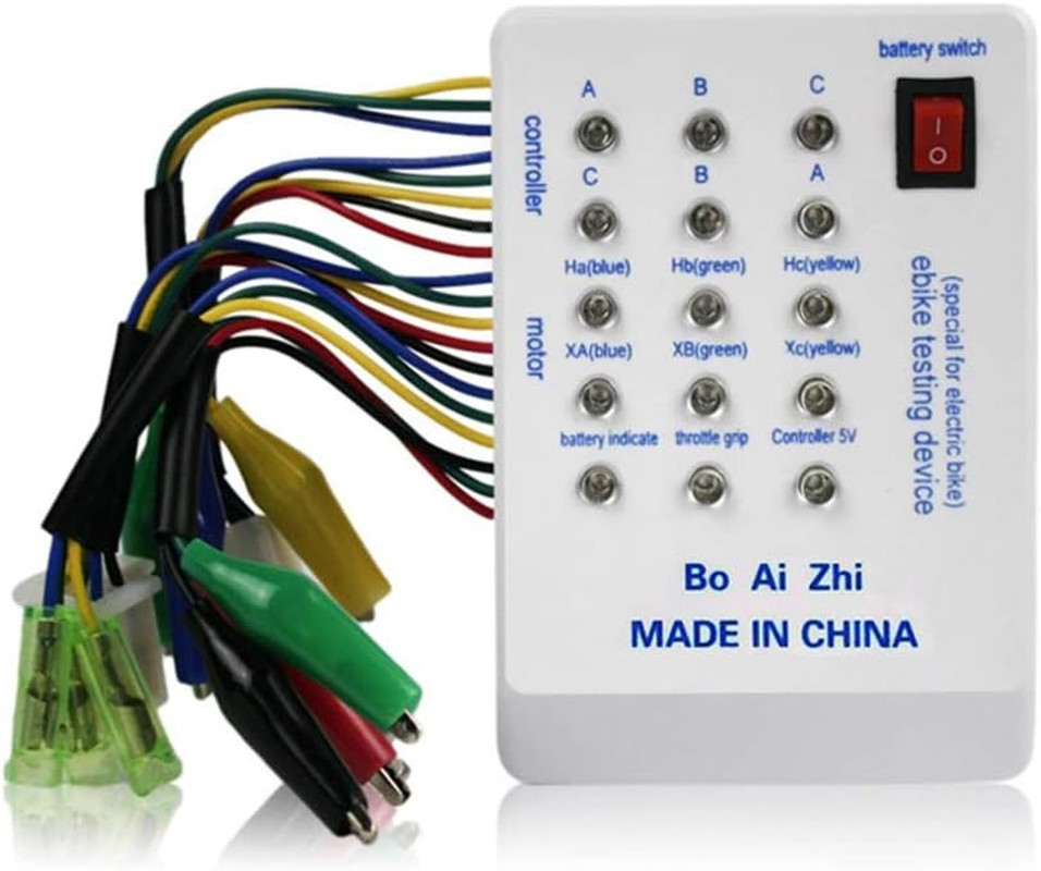 24V/36V/48V/60V/72V Electro Car E-Bike Scooter Brushless Motor Controller Tester