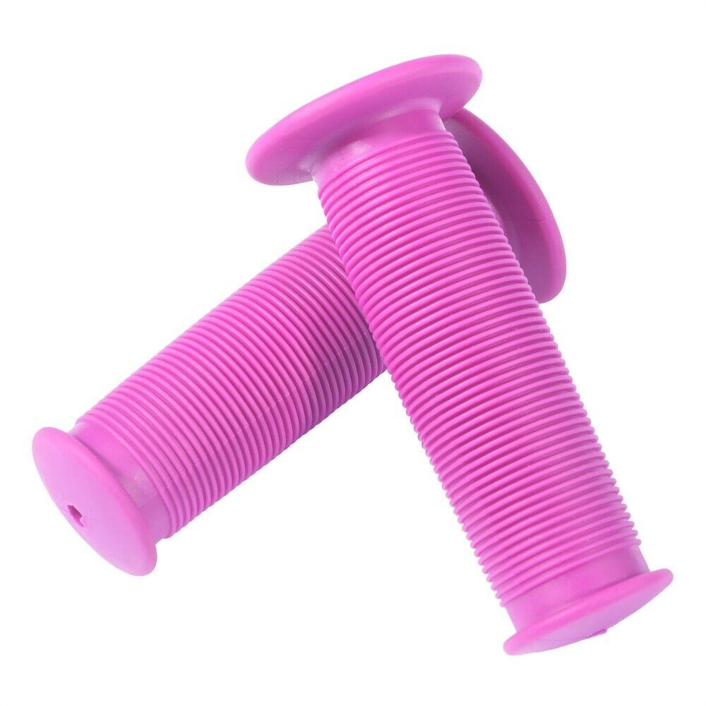 Pink Soft Rubber Handlebar Cover Two-Wheeler Universal Comfortable Non-Slip