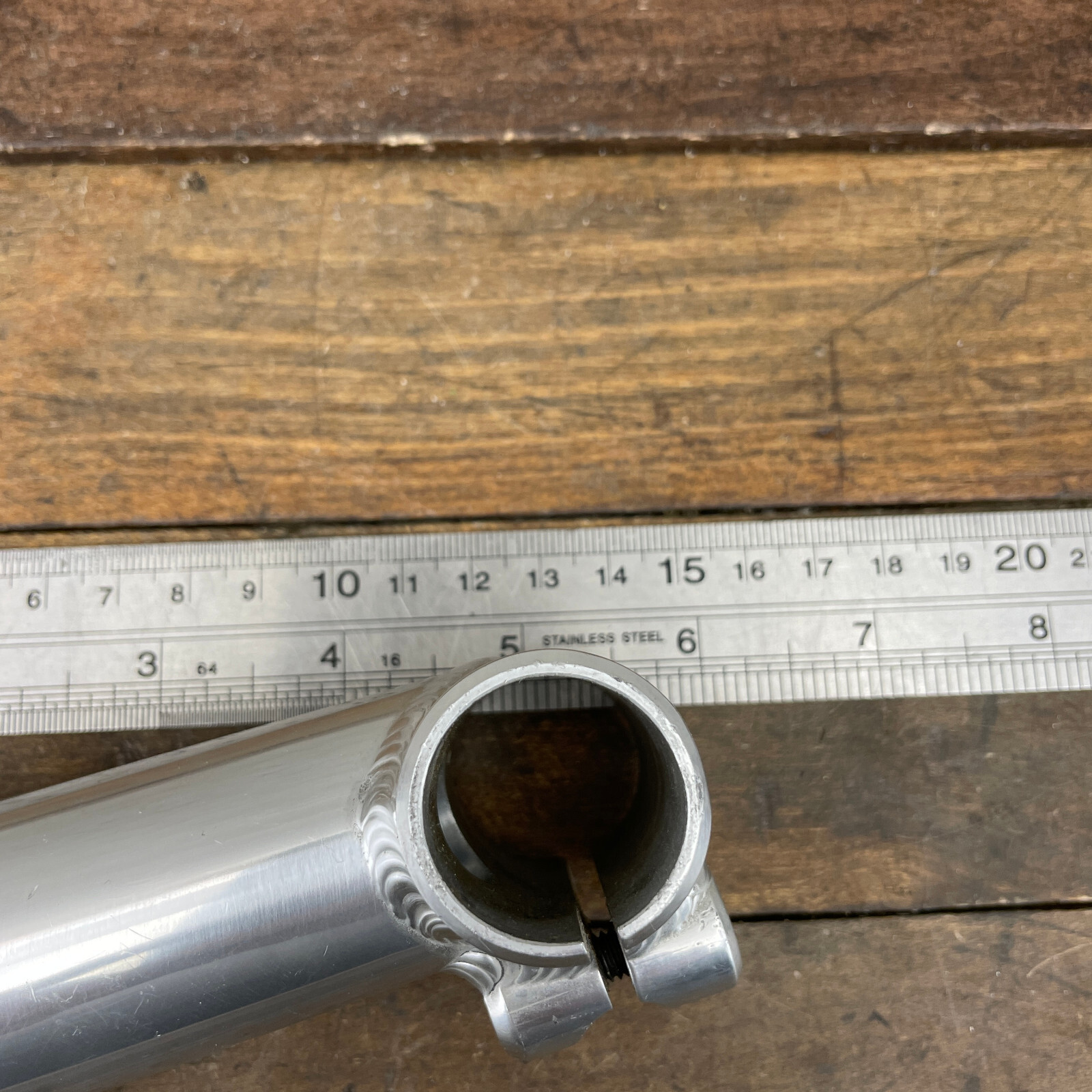 Vintage Answer ATAC Stem Silver 1″ Threaded 25.4 mm Quill MTB 130 mm Mountain