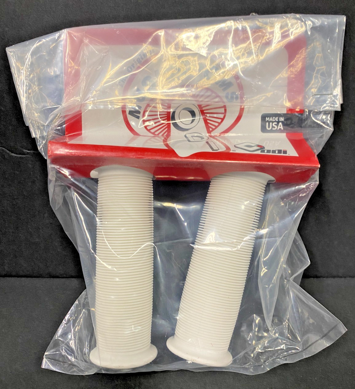 Brand New – Odi Mushroom BMX Handlegrips Grips Single Ply White Made In USA