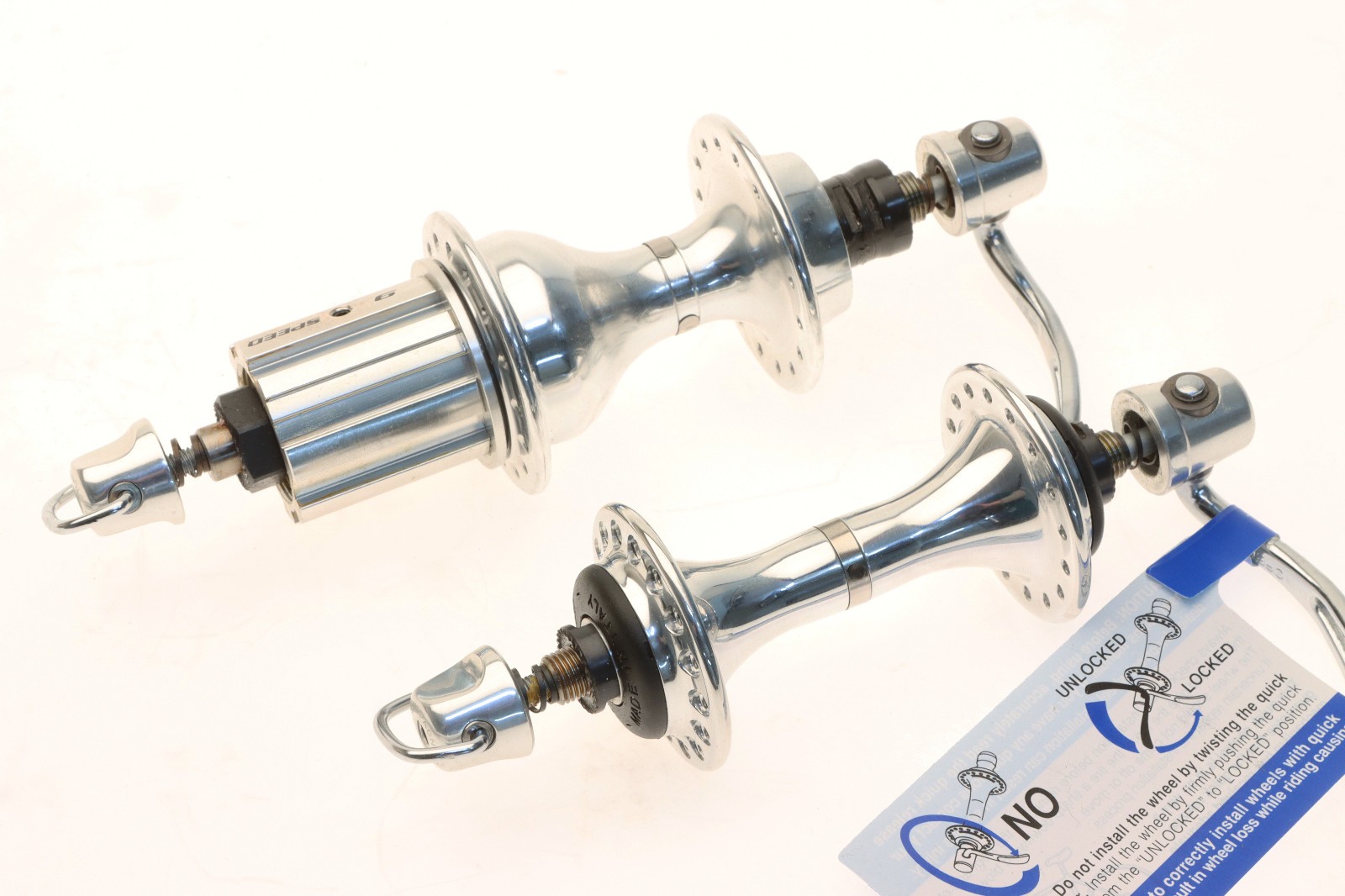 Campagnolo Record Titanium 32h Hubset 9 Speed 100mm 130mm NOS NEW NIB