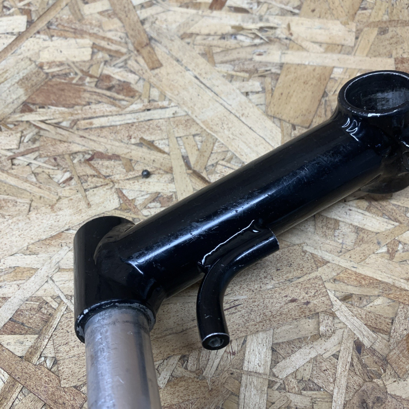 Vintage ANSWER ATAC 1” Inch Quill MTB Stem 125mm x 25.4mm Black w/pipe USA!