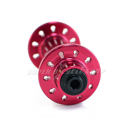 Circus Monkey HRW Road Front Hub,24 Hole, Red