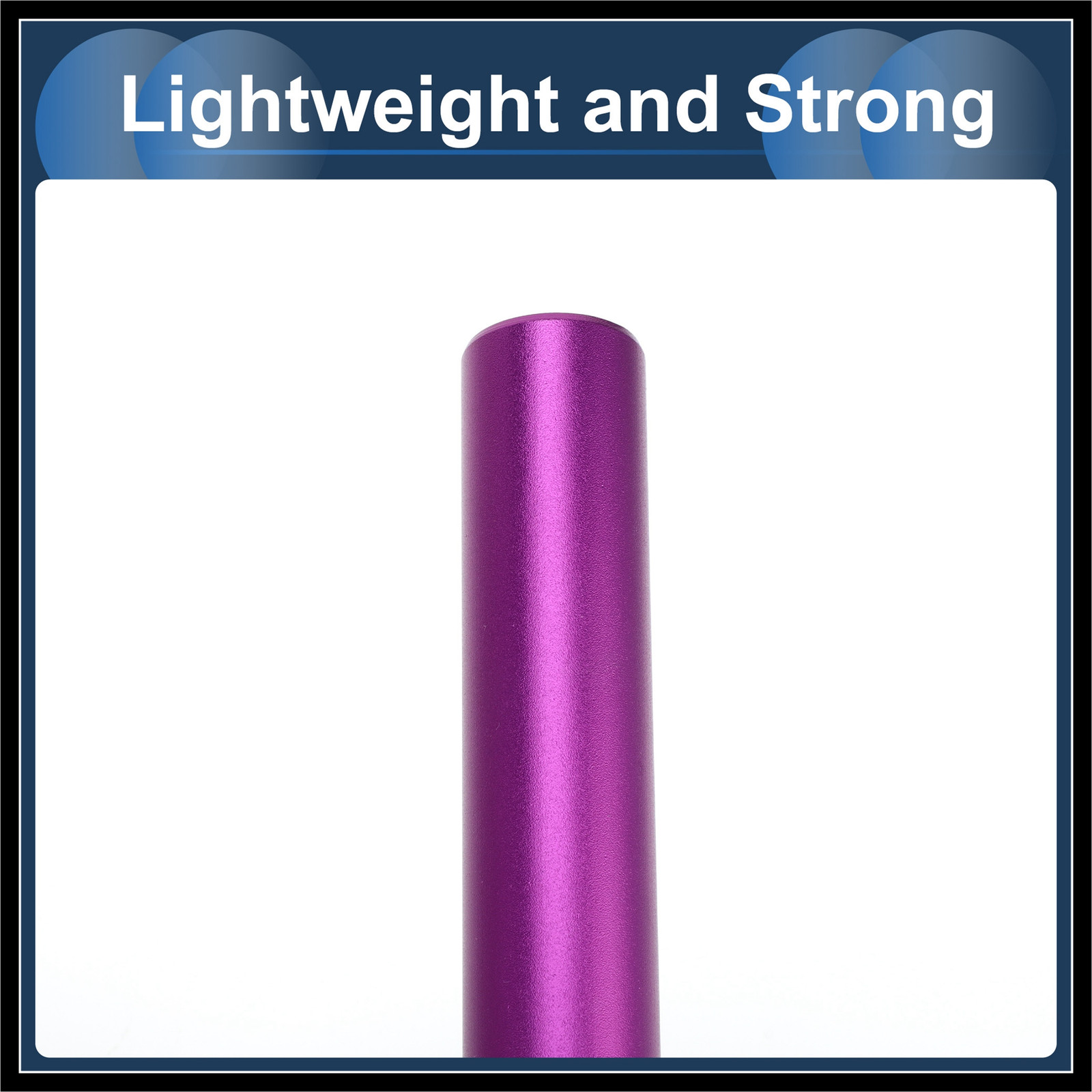 Bike Seat Posts 25.4x300mm Lightweight Post Seat Tube Purple Aluminum Alloy New