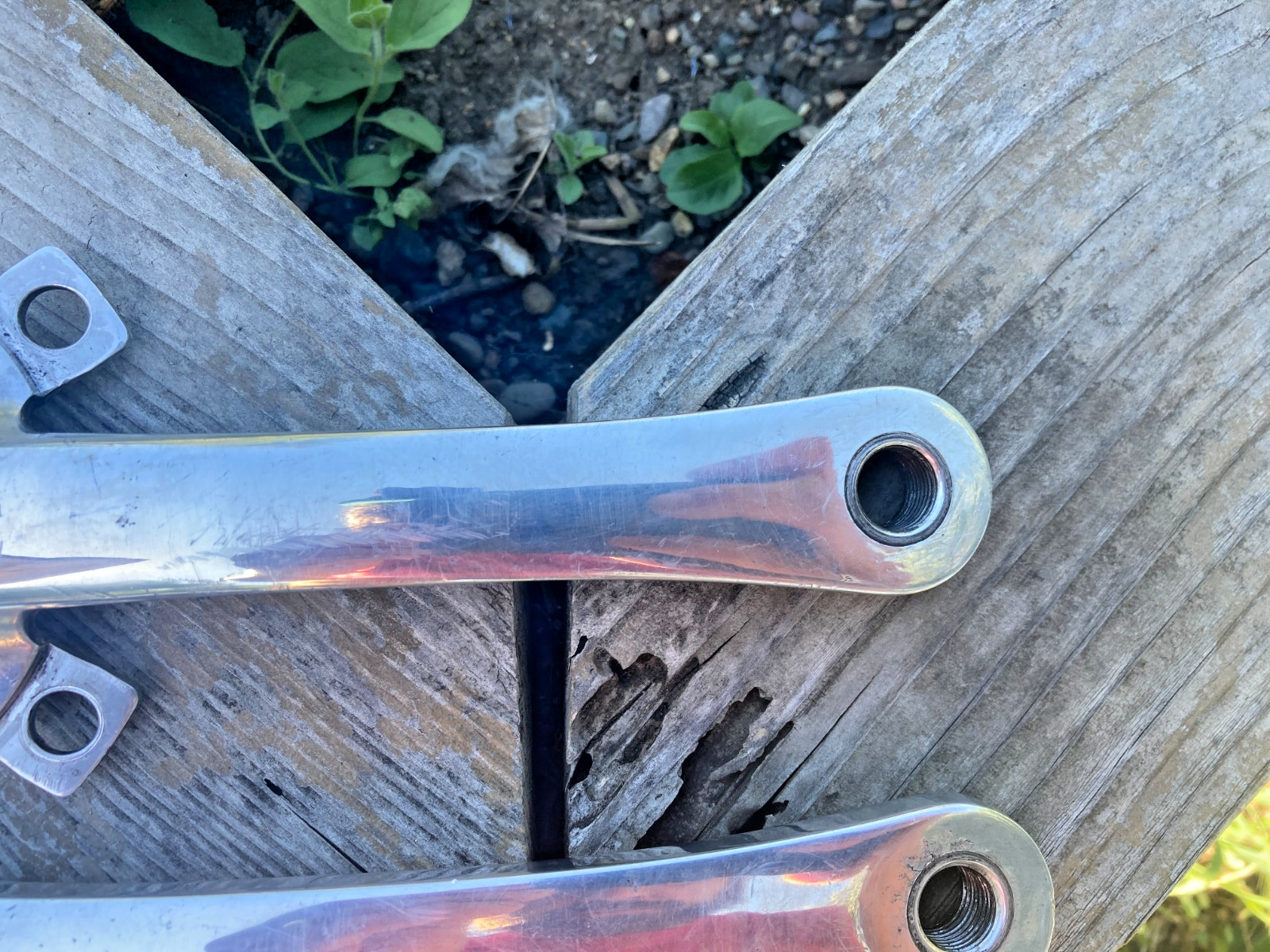 Polished Shimano XTR FC-M900 175mm Crank Arms 110/74 Silver Triple or Double