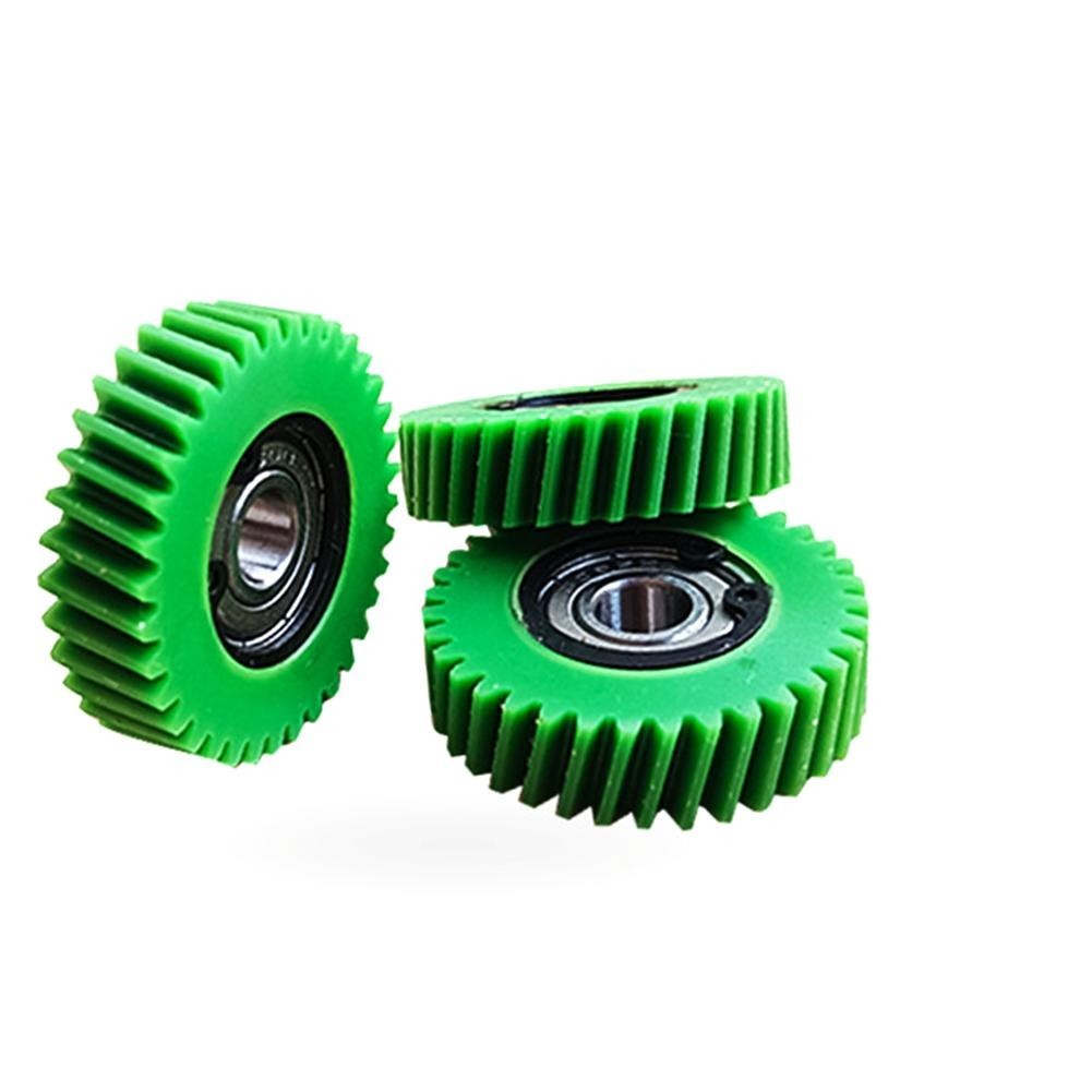Set of 3 Nylon Skew Gears 36T 385mm for Electric Bike Motor with 608 Bearings