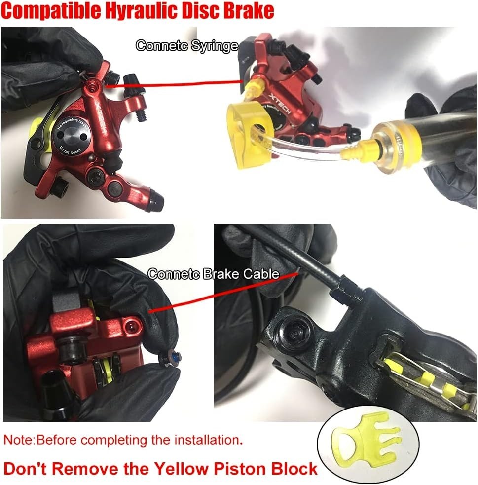 Universal Line Pulling Disc Brake System | Easy Install, Red
