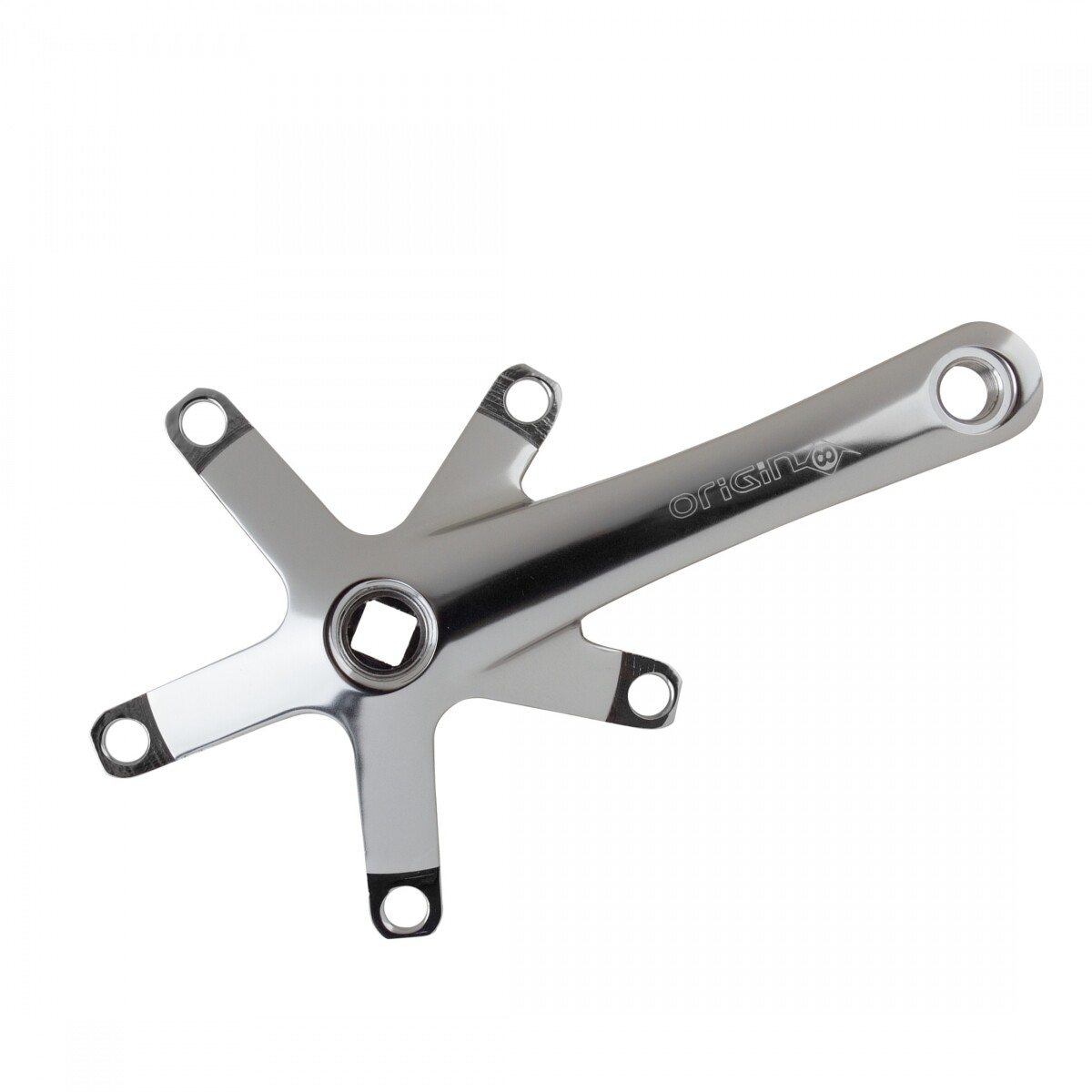 Origin8 Alloy Triple Crank Arm Set 145mm Aluminum 113.5mm JIS Square Taper