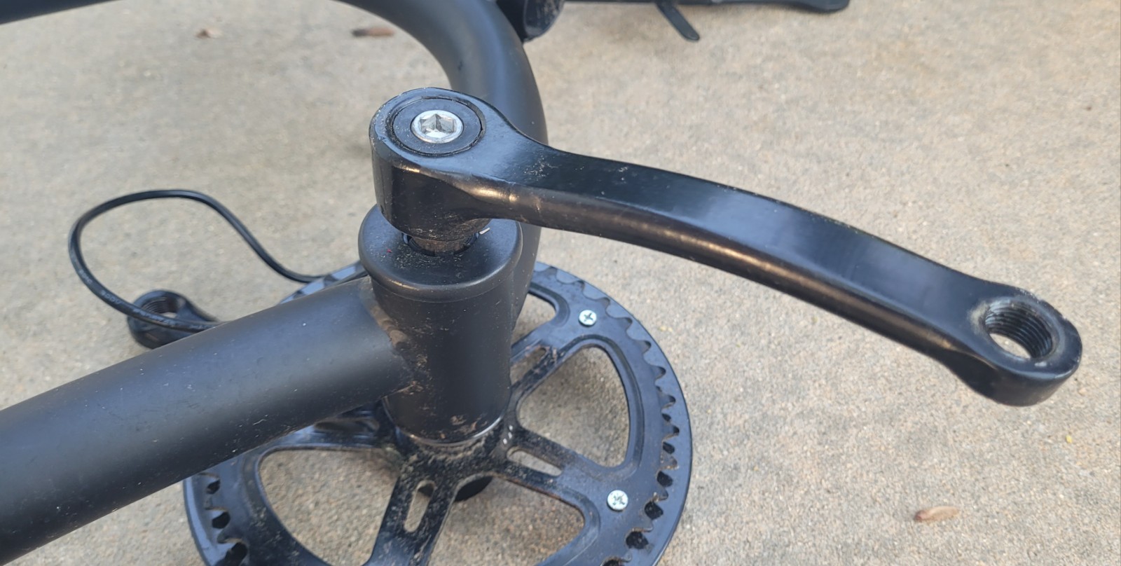Jetson Bolt PRO Frame, Crank, Pedals assembly ﴾ BIKE PARTS ﴿‏