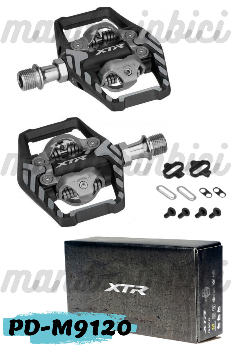 Shimano XTR Race SPD PD-M9120 MTB Bike Pedals (w/ cleats SM-SH51) NIB