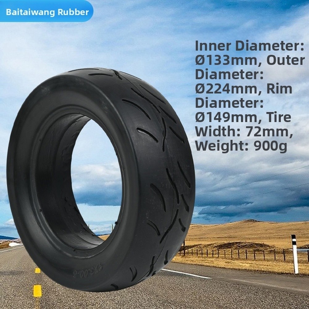 PU Solid Tire 9×3.00-6 Designed for Comfortable Ride on Rough Surfaces