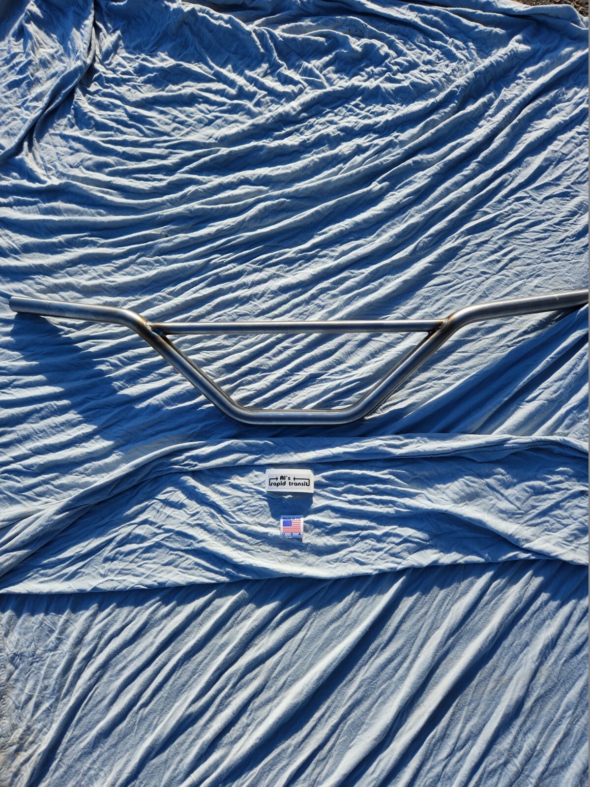 New Al’s Rapid Transit Stainless Steel Cruiser Bars Kos Kruiser BMX No Knurl