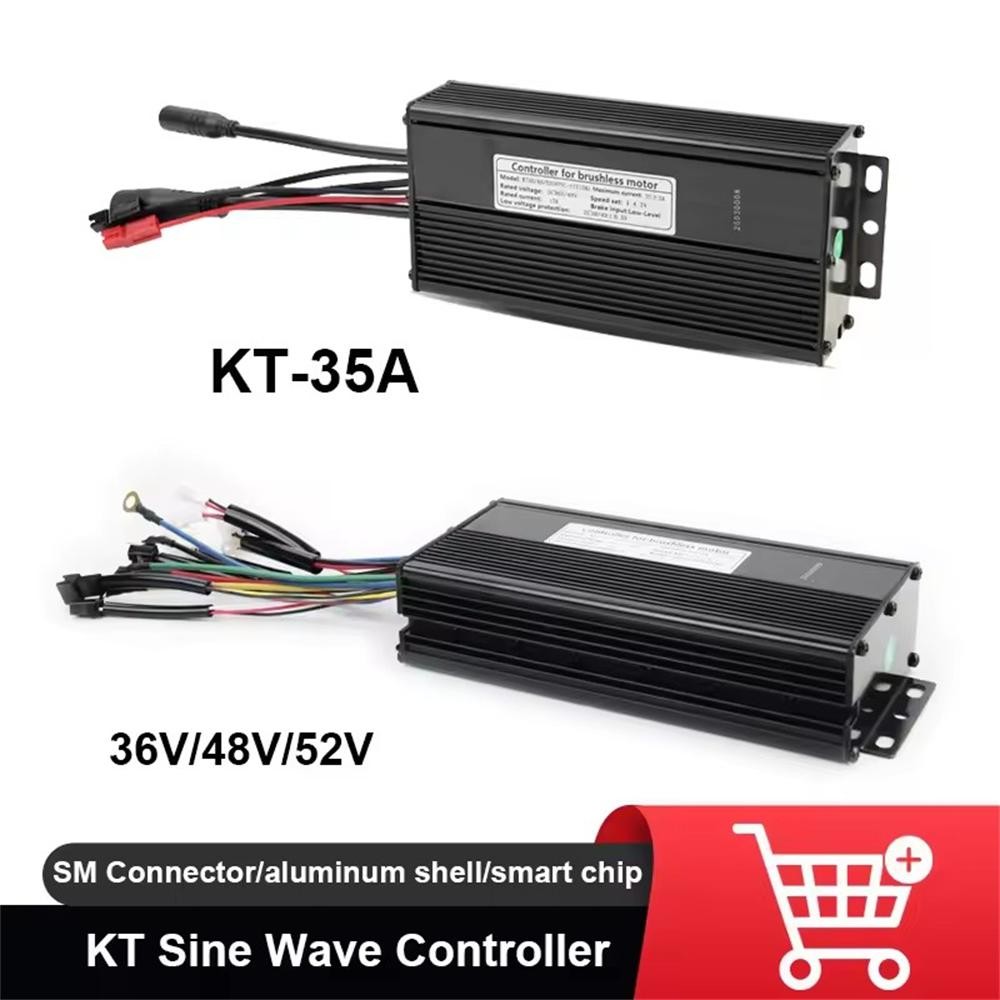 For E-bike1500W Motor 36V 48V 52V Brushless KT 35A Sine Wave Controller WP/SM