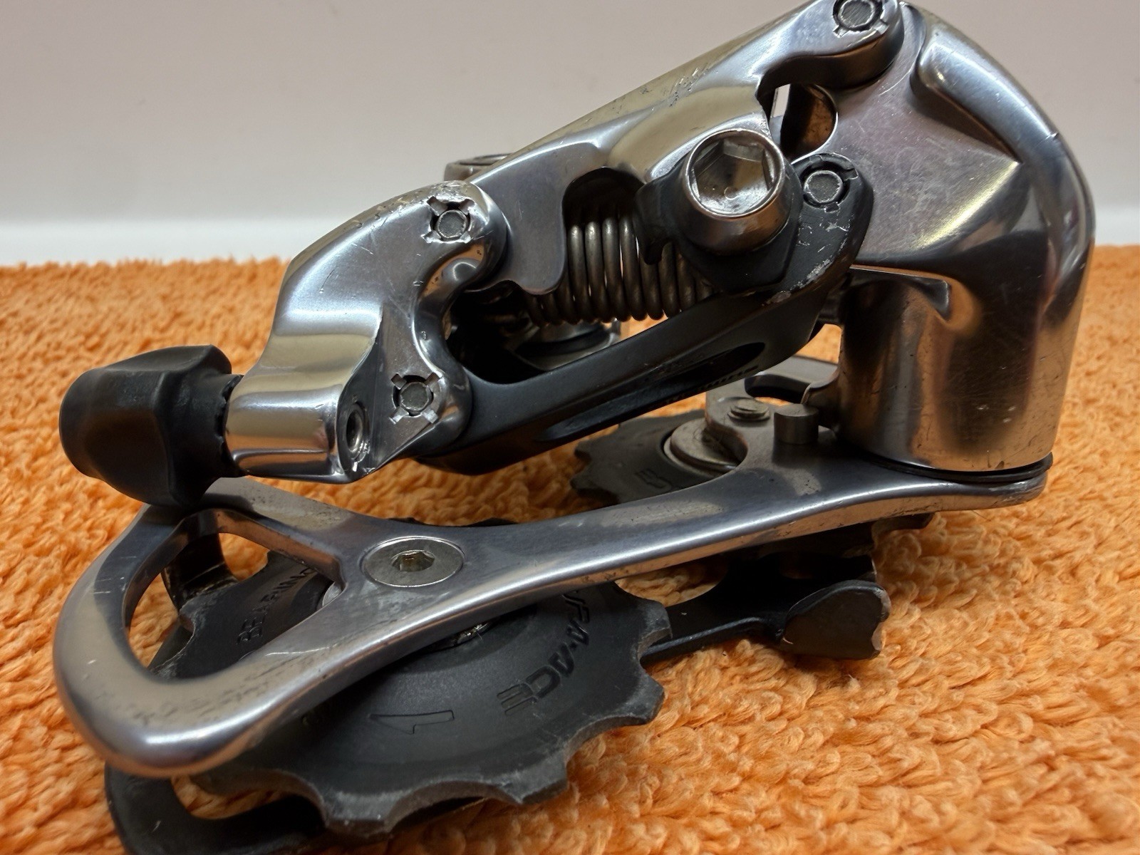 Shimano Dura-Ace RD-7800 Rear Derailleur Short Cage 10 Speed Silver Road 10s