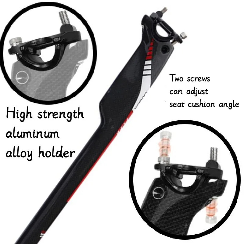 Carbon Fiber Bike Seatpost Road Bicycle Parts 27.2/30.8/31.6mm Dropper Seatpost