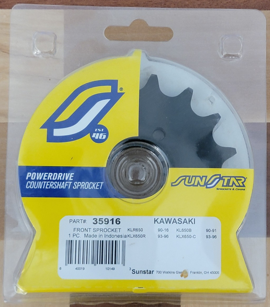 Sunstar 35916 16-Teeth 520 Chain Size Front Countershaft Sprocket