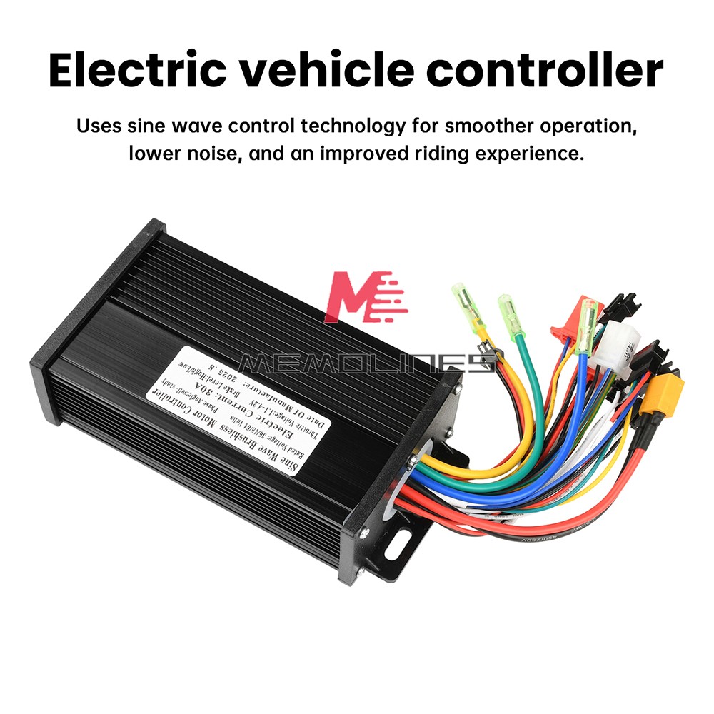 36V48V64V 30A Sine Wave Brushless Motor Controller 750-1500W Driver S866 LCD
