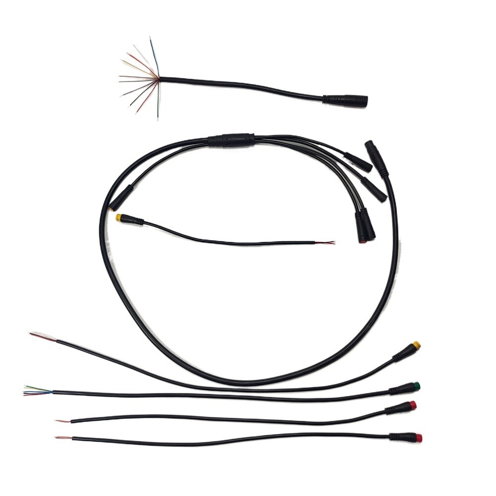 DIY Waterproof Wire Harness For Electric Bicycle 10 Cores 1T5-Display