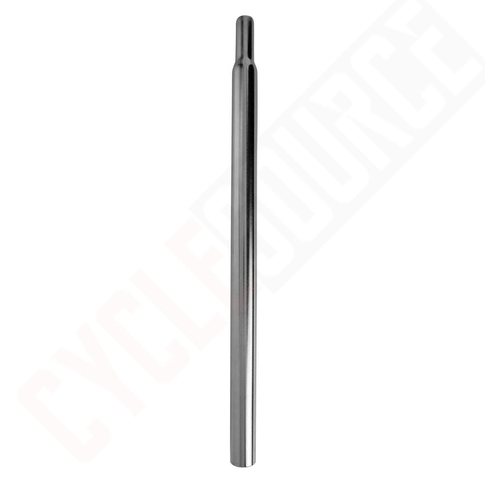 ENIX Vintage Steel Bike Pillar Seat Post 20.7mm/15.9mm Top Chrome