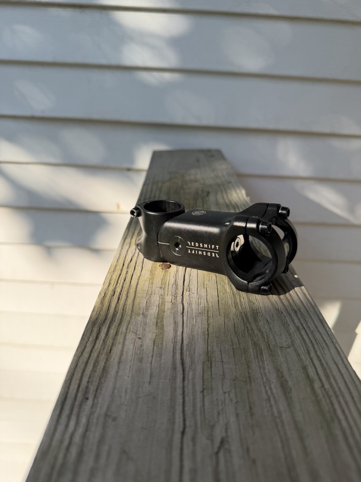 Redshift Threadless Bike Stem 80mm +/-6° Black Aluminum 1 1/8 in Steerer