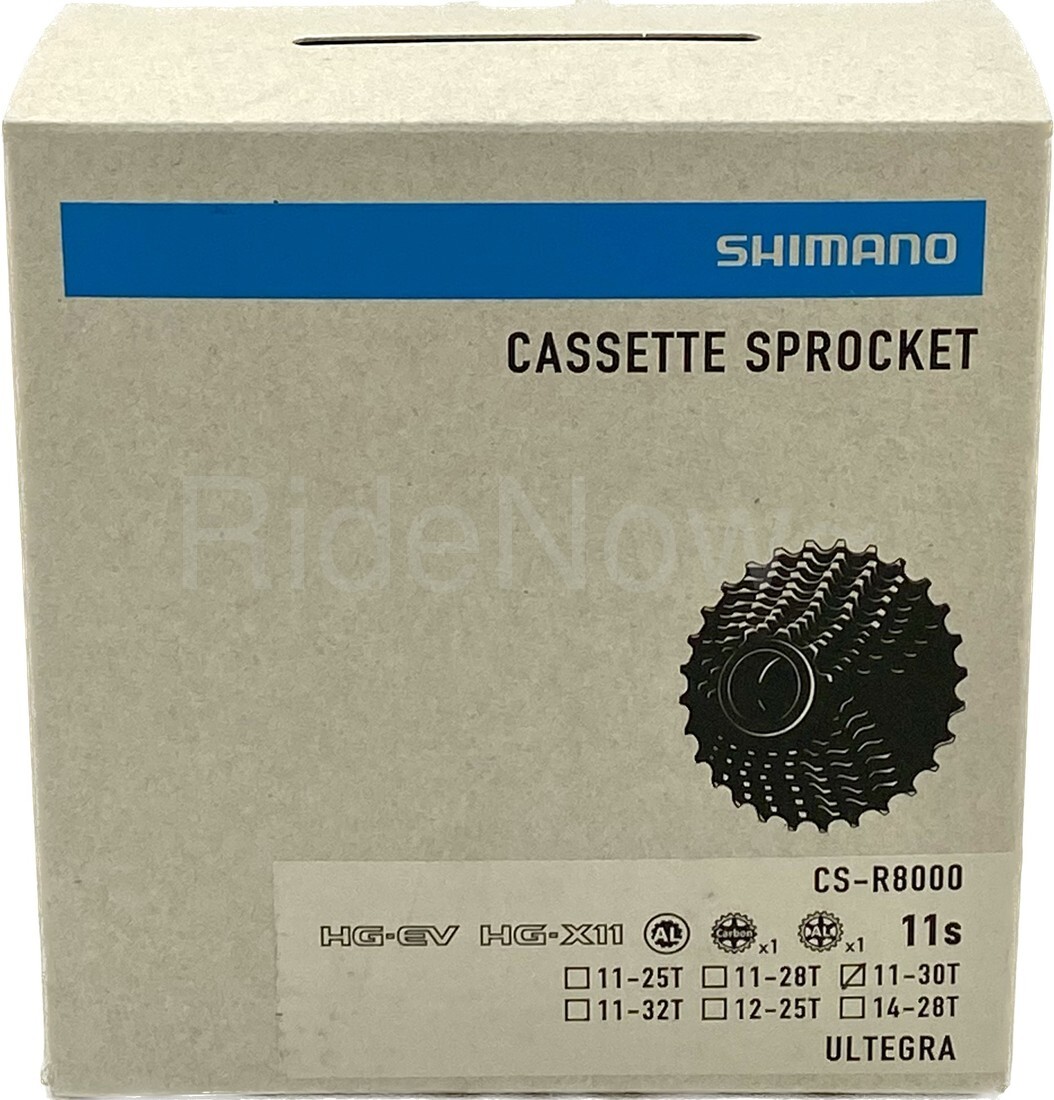 New (11-30T, 11 Speed) Shimano Ultegra R8000 CS-R8000 Road Bike Cassette