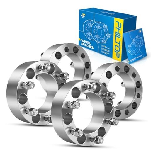 6×5.5 2″ Lugs Fit for 6×5.5 -108mm -M14x1.5 -2″ thick -4pcs 1 Wheel Spacer
