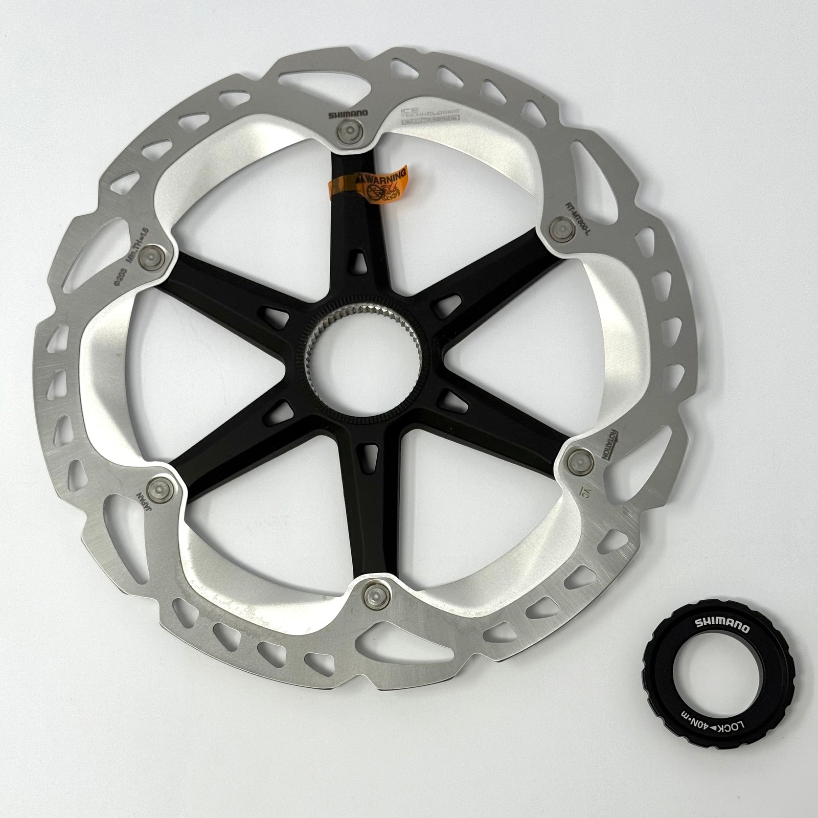 Shimano Deore XT RT-MT800 203mm Center Lock Disc Brake Rotor IRTMT800LE