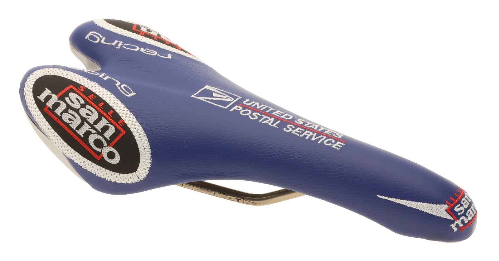 Selle San Marco Era Saddle Lance-Era Postal USPS Ti Rails Blue Rare NIB NOS NEW