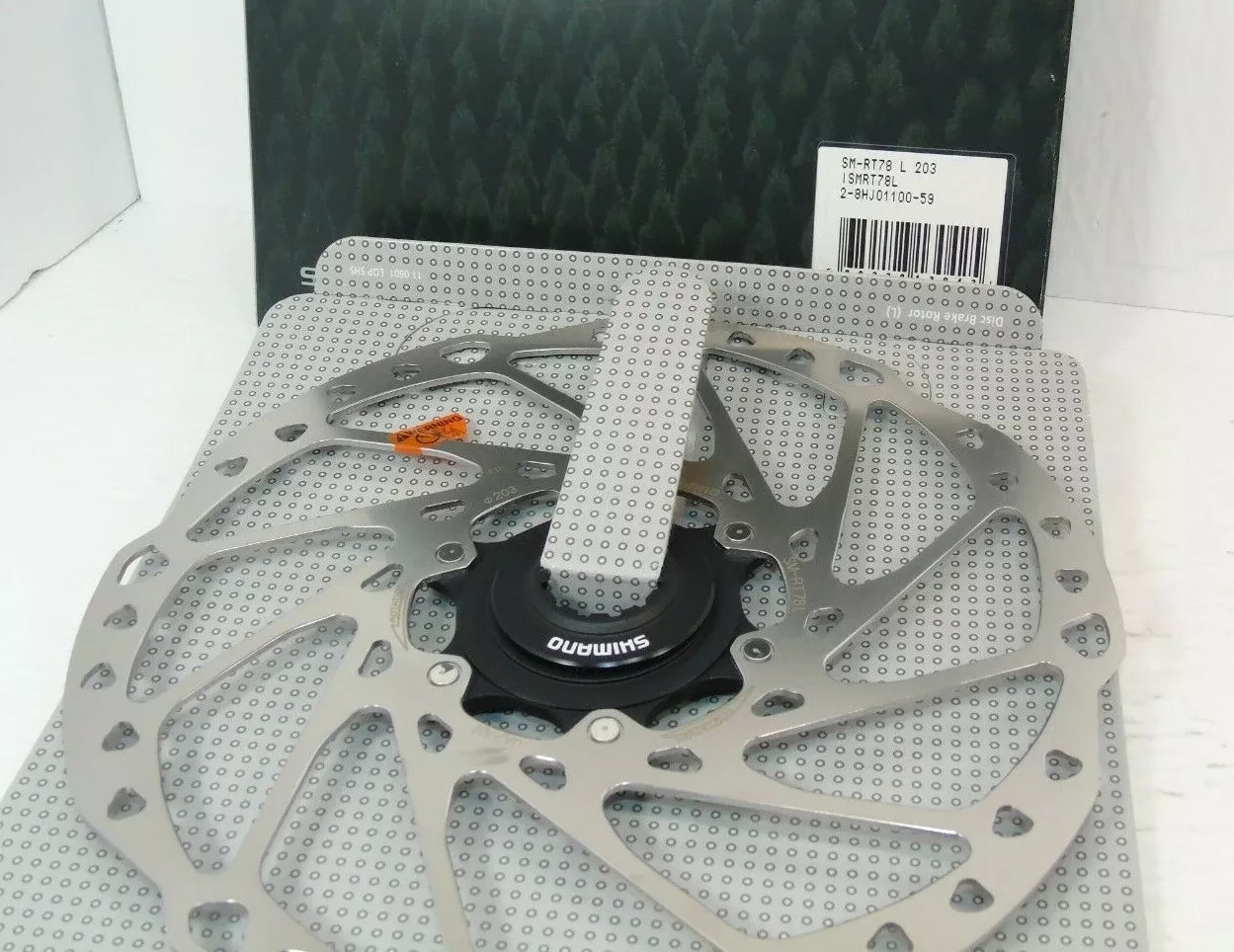 Genuine Nos Shimano XT Disc Brake Rotor, SM-RT78, 203mm, Center Lock, Brand New