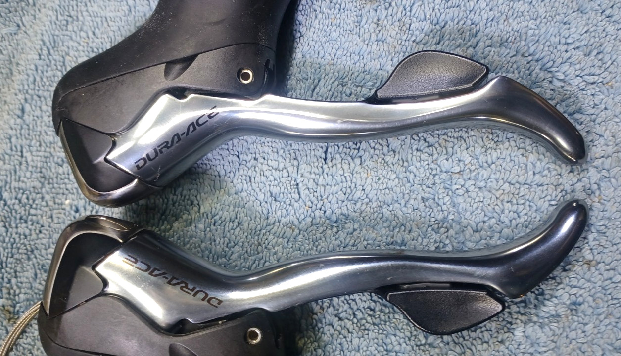 Near Festive, Shimano DURA-ACE, STI Brake Lever/Shifter Set, ST-7801, 2×10-Speed