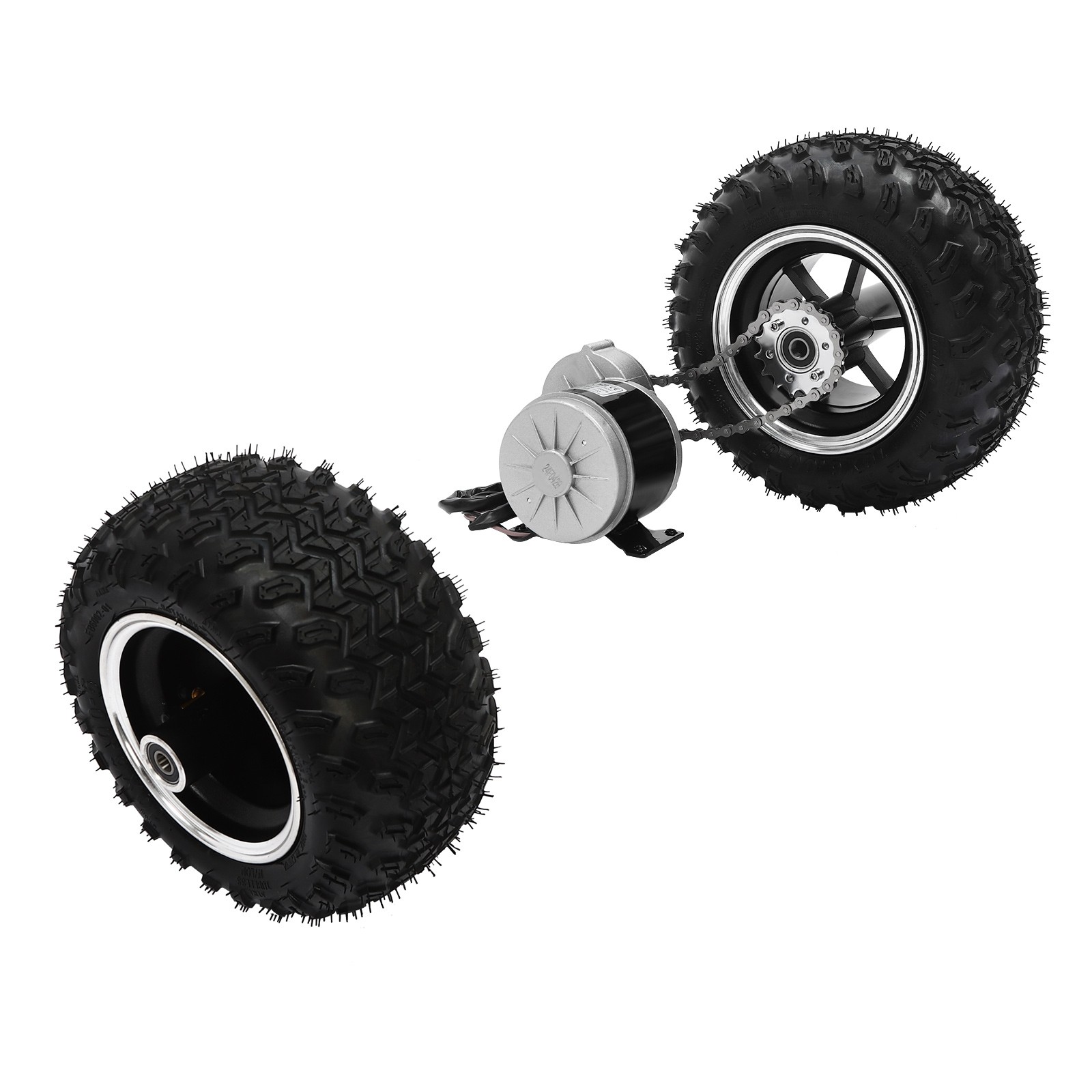 Motor Drive Air Wheel Conversion Kit Double Wheel Set Electrical Beach Scooter