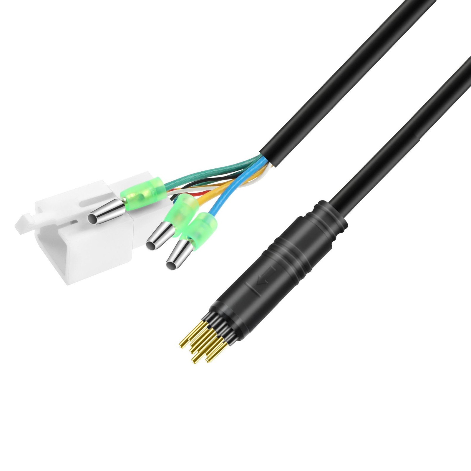 9 Pin Ebike Motor Cable Male 120cm Hub Motor Connector Adapter Power Cord