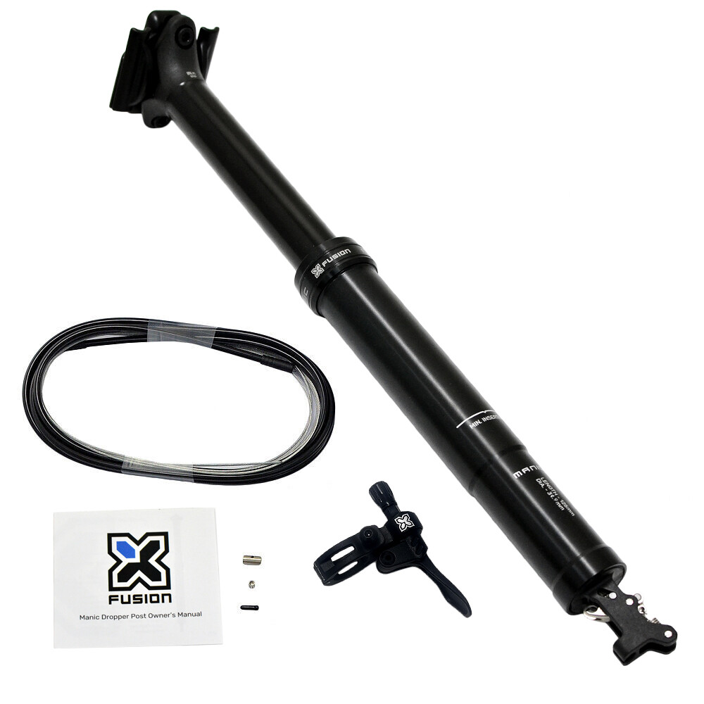 X-Fusion Manic INTEGRA Remote Dropper Seatpost 30.9×375.5mm,T:125mm