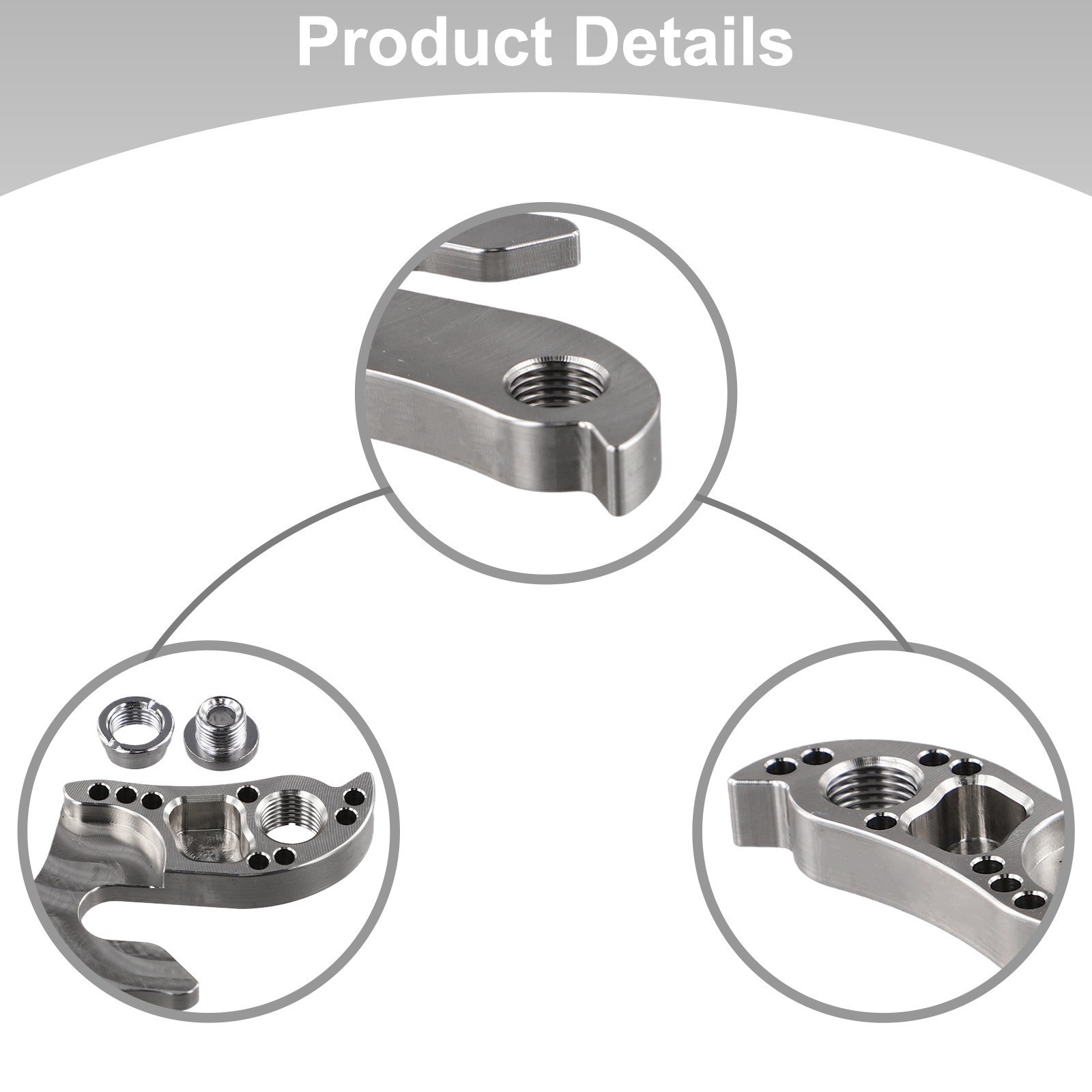 Robust SUS304 Stainless Steel Bike Derailleur Hanger for Trek and For Giant
