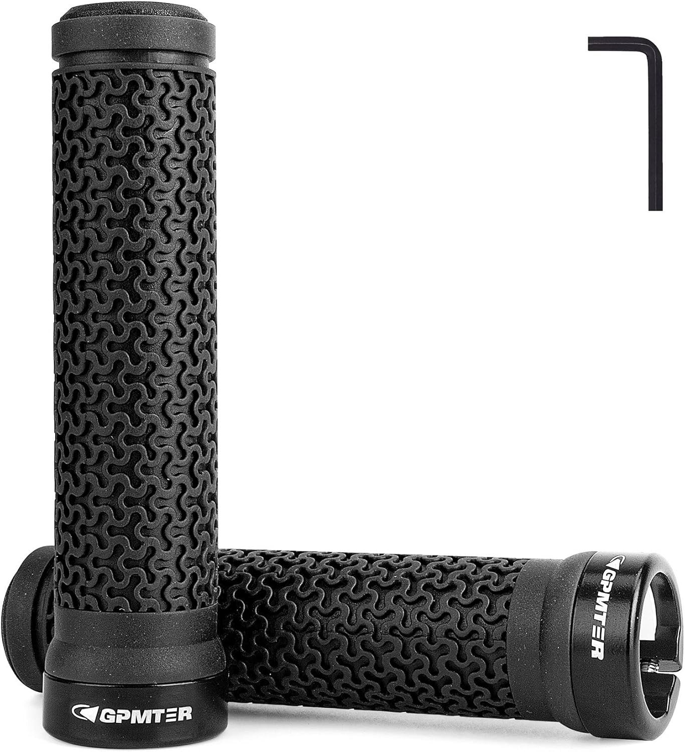 Black Bike Handlebar Grips for BMX, MTB, and Beach Cruisers – 1 Count