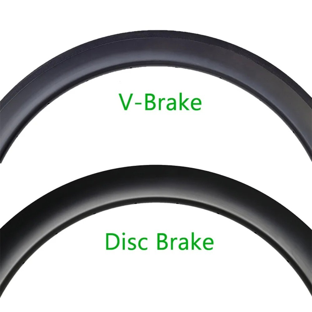 1 Pcs 700c Carbon Rim 45mm Deep 25mm Wide Symmetry Hook UD 3K 12K Matte Glossy