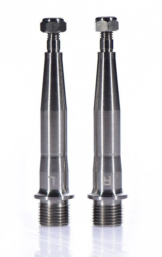 TIME DH4-MX6-MX8 / MAVIC Crossmax/roc XL: 2 Titanium pedal Axles!