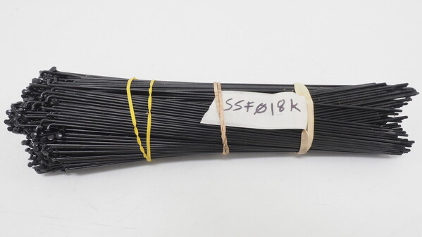 New! Sapim Force 250mm J-Bend 2.0/1.7/1.8 Wheel Spoke 500 Count Blk SSFO18K-250