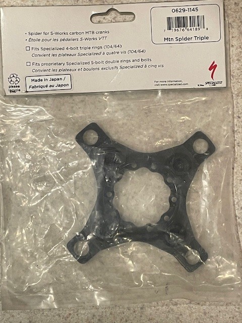 S-Works Mtn Crank Spider 104/64mm BCD, 4 Bolt, Triple