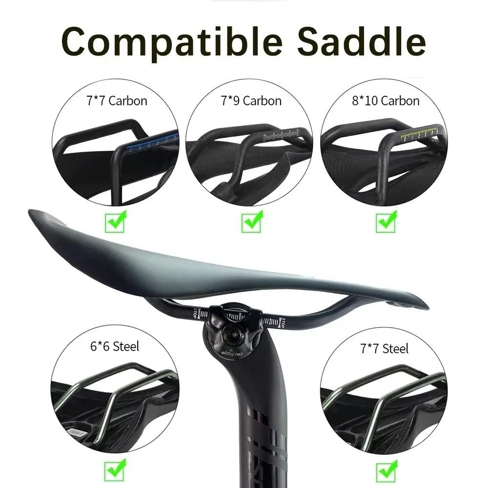 Carbon Fiber Seatpost MTB/Road Bike Seat Tube 0°/20° Rail 7×9/7x7mm 27.2-31.6mm
