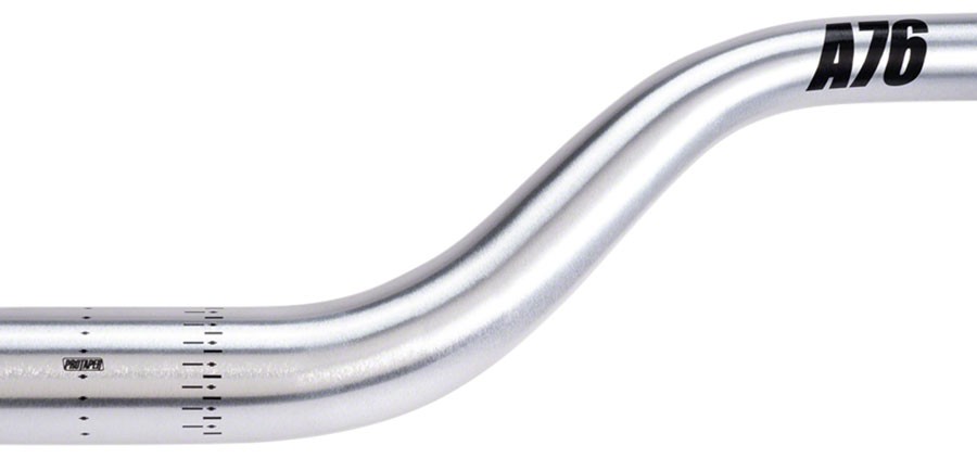 ProTaper A76 Handlebar – 810mm, 76mm Rise, 31.8mm, Aluminum, Polished Silver