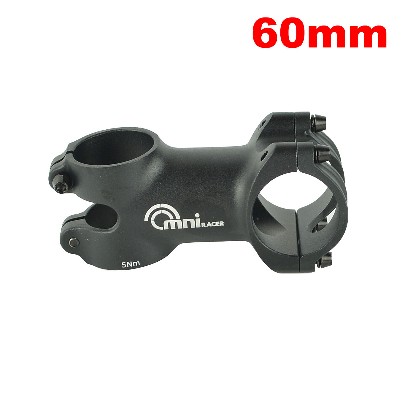 OMNI Racer WORLDS LIGHTEST ULTRA-Lite Alloy Stem: 31.8x60mm JUST 82g!! BLACK