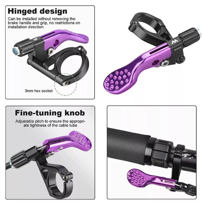 Dropper Seatpost Remote Wire Control Road Adjustable MTB Bike Seat Post Lever DH