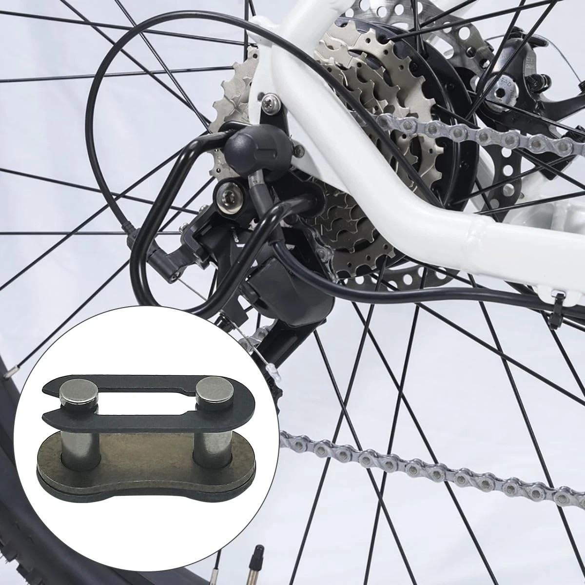 20 Pairs Bike Chain Master Link, 6/7/8/9/10/11/12 Single Speed Chain…