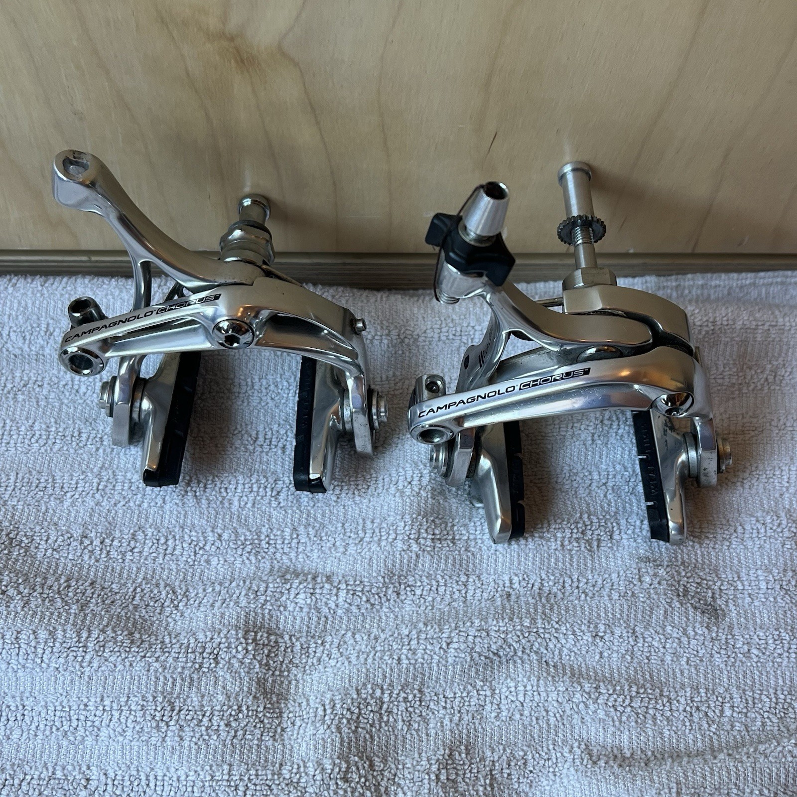 Campagnolo Chorus Skeleton Rim Brake Calipers Front and Rear Silver
