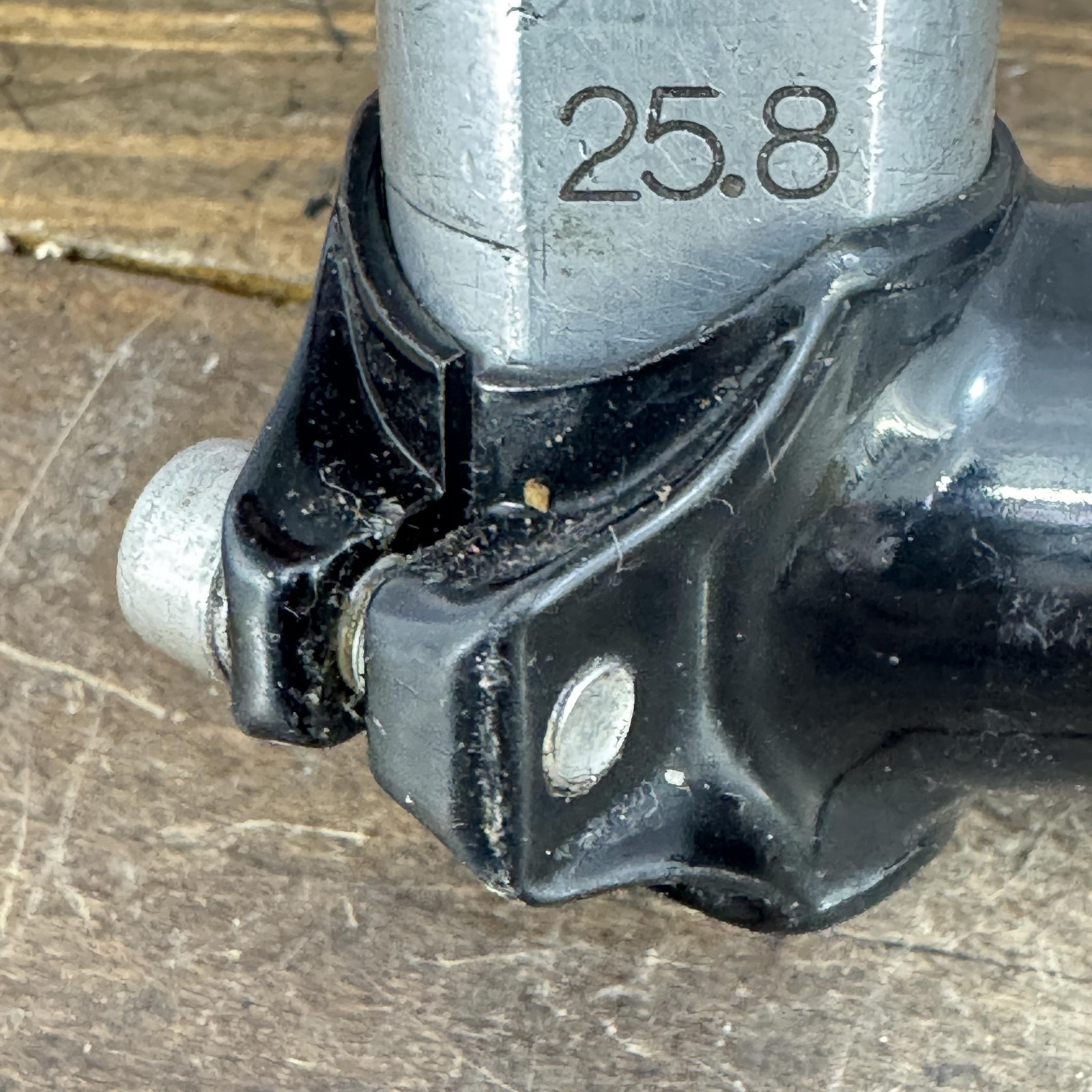 Vintage Salsa Cycles 1in Threadless Stem 25.4 Mm Clamp 80mm Black Steel MTB 90s