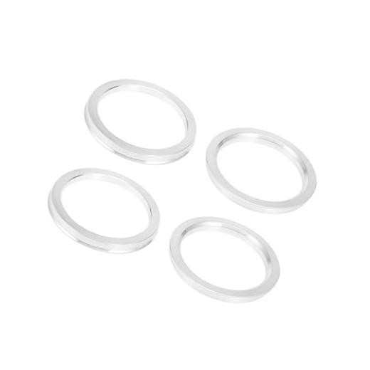 4pcs OD 106mm to ID 87.1mm Aluminium Alloy Car Hub Centric Rings Wheel Bore