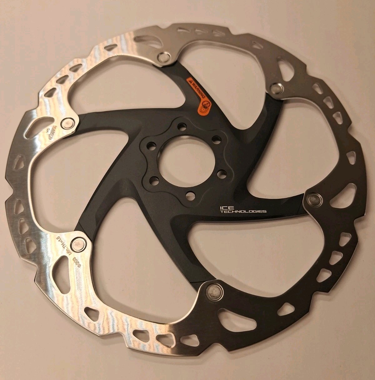 Shimano SM-RT86-L – 6 Bolt Disc Brake Rotor – 203mm – Ice Technologies