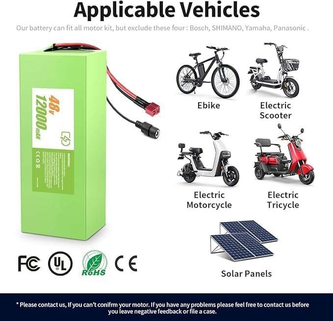 HAILONG 48V 12AH Electric Bicycles Li-ion Battery for 200W-800W EBike Scooter